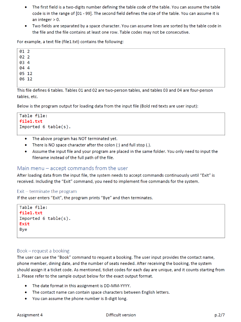 Solved Overview In this assignment, you are going to build a | Chegg.com