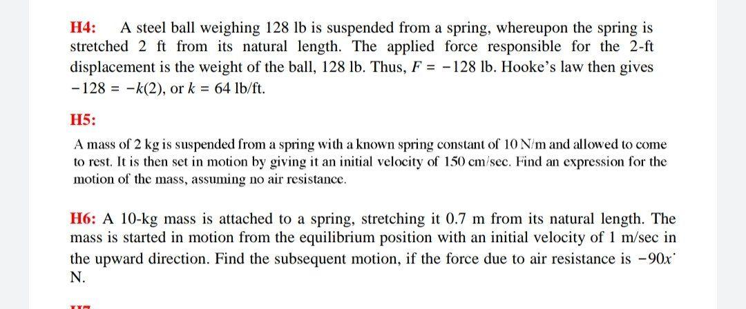 Solved H4 A steel ball weighing 128 lb is suspended from a