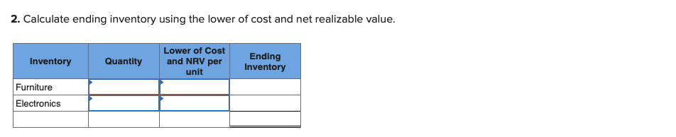 Net Inventory Calculation Solved Exercise 6-13A Calculate inventory using lower of | Chegg.com