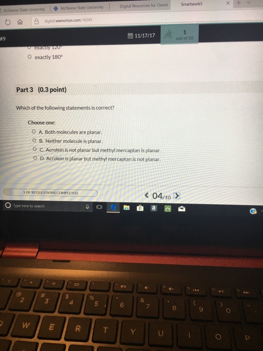 Solved 04 Question (1 point) Look at the following | Chegg.com