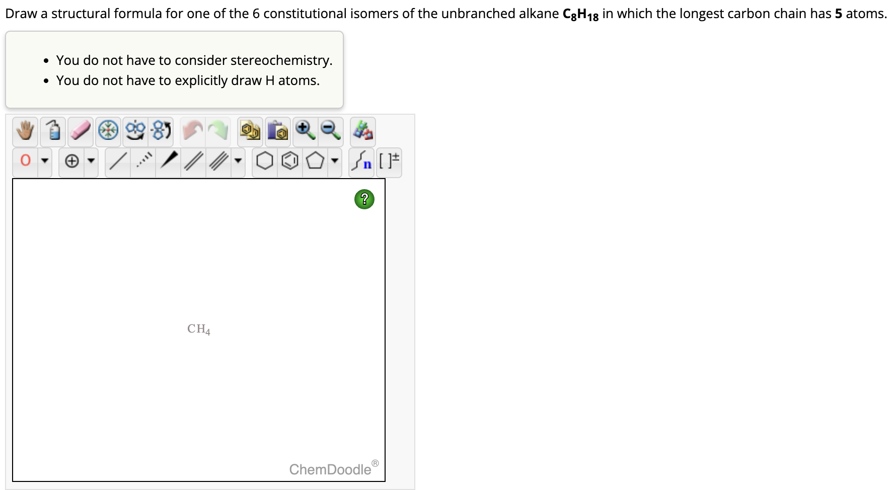 Solved Draw A Structural Formula For One Of The Chegg Com