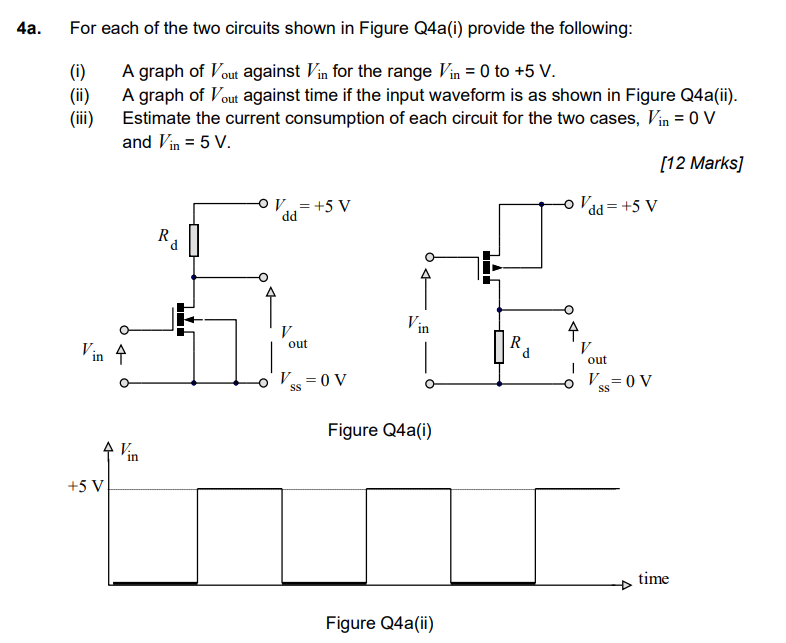 Solved a. For each of the two circuits shown in Figure | Chegg.com