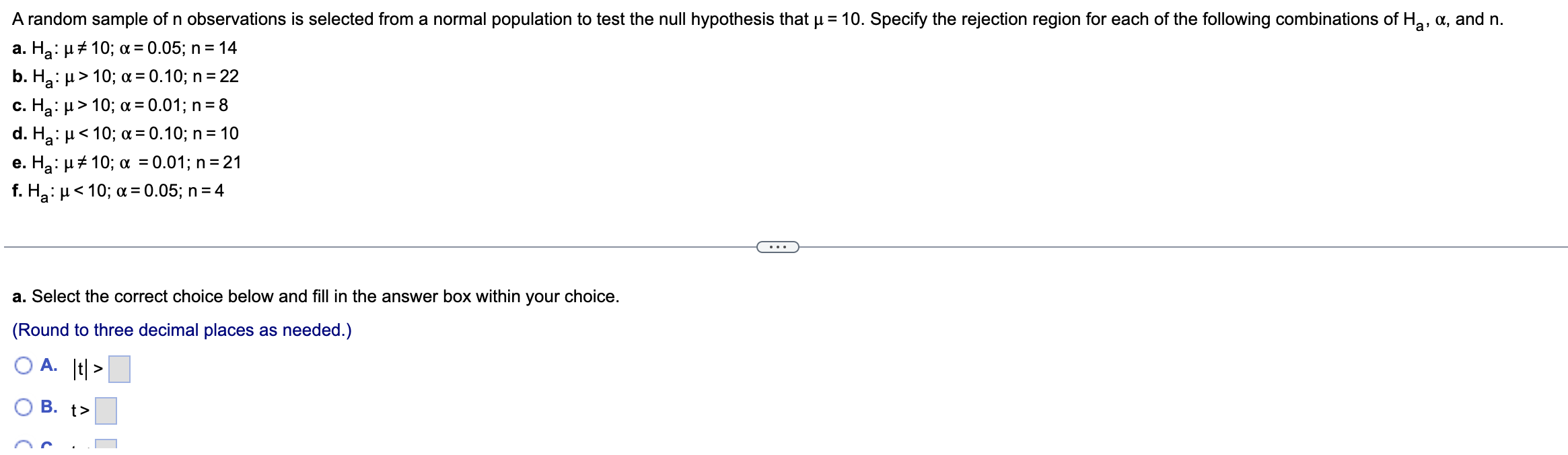 Solved A random sample of n observations is selected from a | Chegg.com
