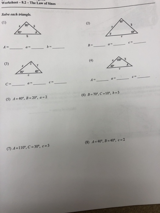 solved-worksheet-8-2-the-law-of-sines-solve-each-triangle-chegg