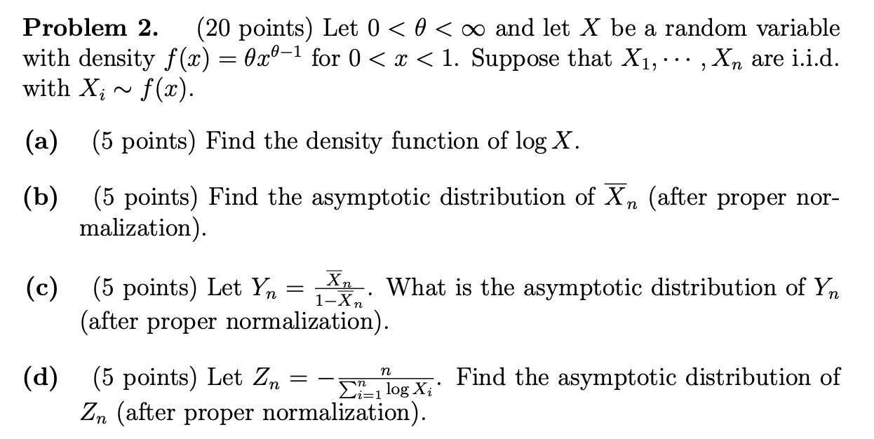 Solved Problem 2. (20 points) Let 0