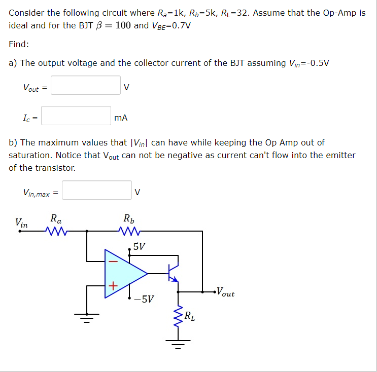 Solved Consider The Following Circuit Where | Chegg.com