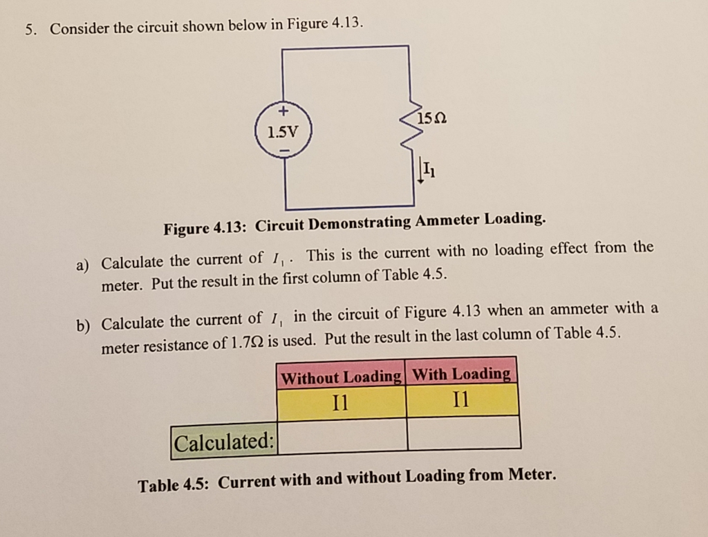 Solved 5. Consider the circuit shown below in Figure 4.13.