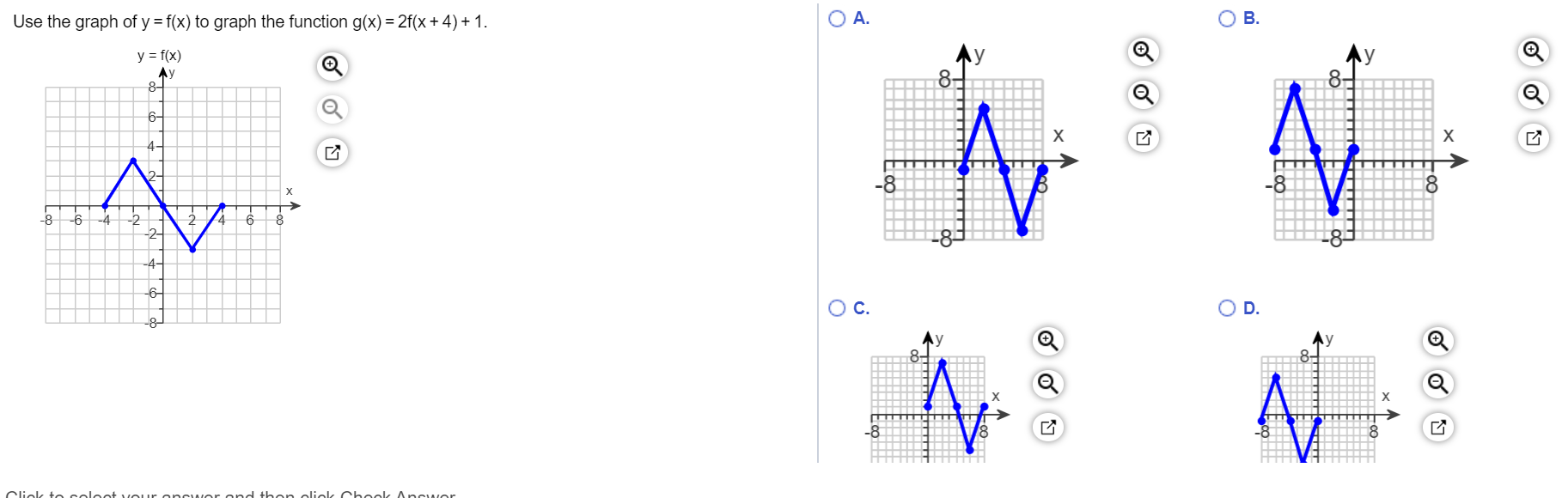 Solved Use The Graph Of Y F X To Graph The Function G Chegg Com