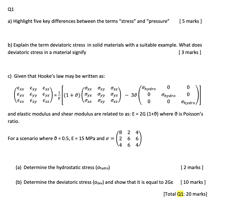 Solved Q1 a) Highlight five key differences between the | Chegg.com
