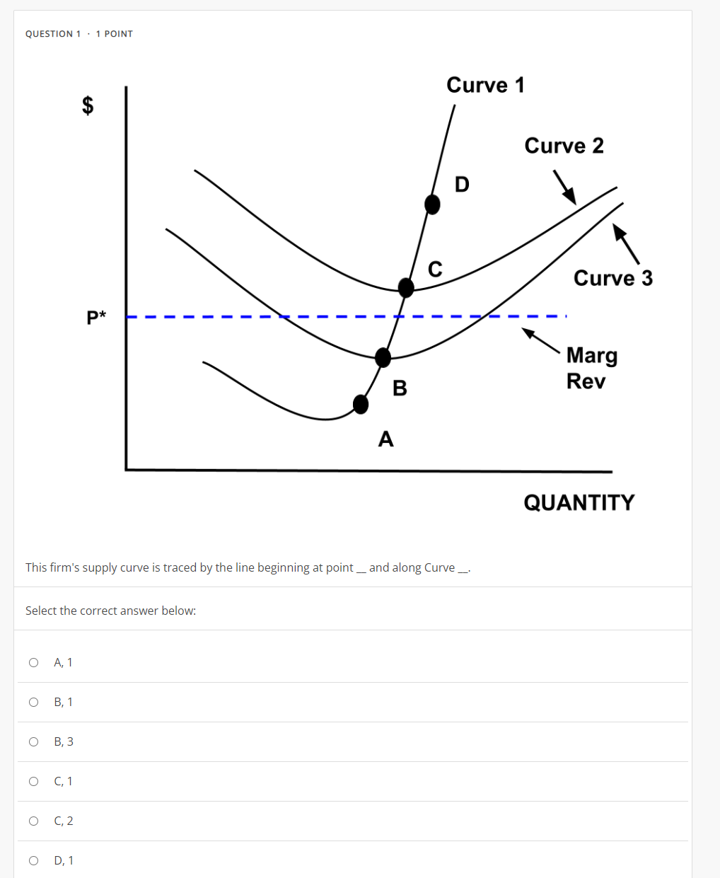 Solved A, 1 B, 1 B, 3 C, 1 C, 2 D, 1 | Chegg.com