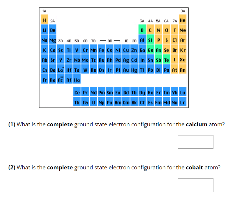 Solved Which of the following describes the element Li. | Chegg.com