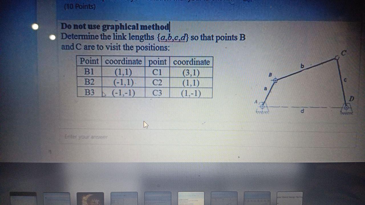 Solved 110 points) Do not use graphical method Determine the | Chegg.com