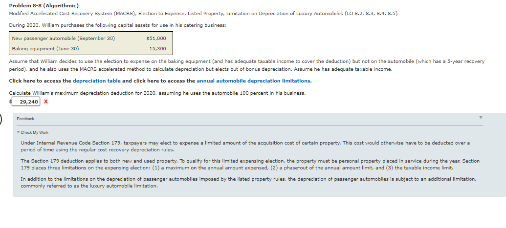 Solved Problem 8-8 (Algorithmic) Modified Accelerated Cost | Chegg.com