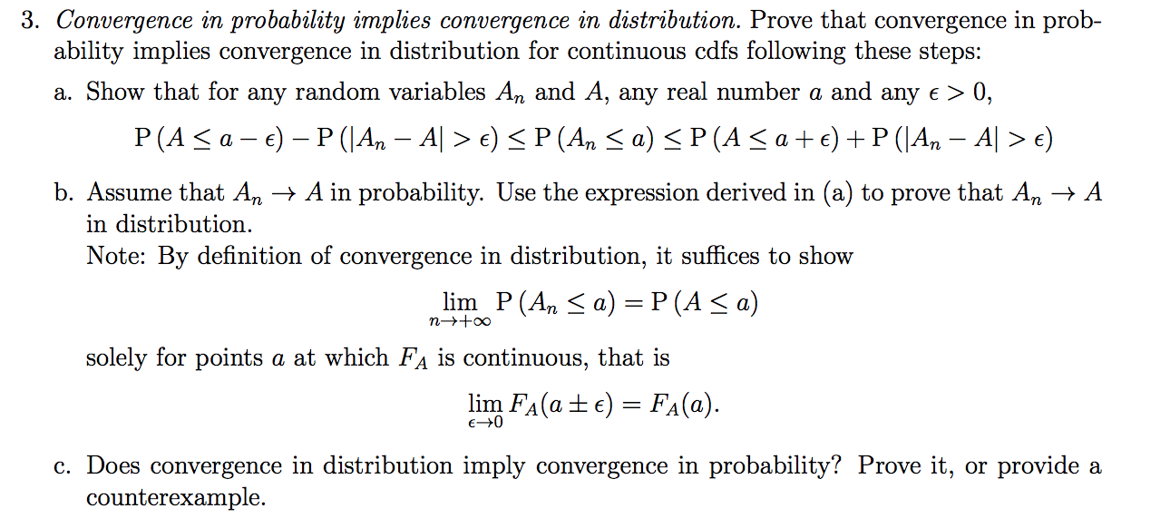 the convergence hypothesis implies