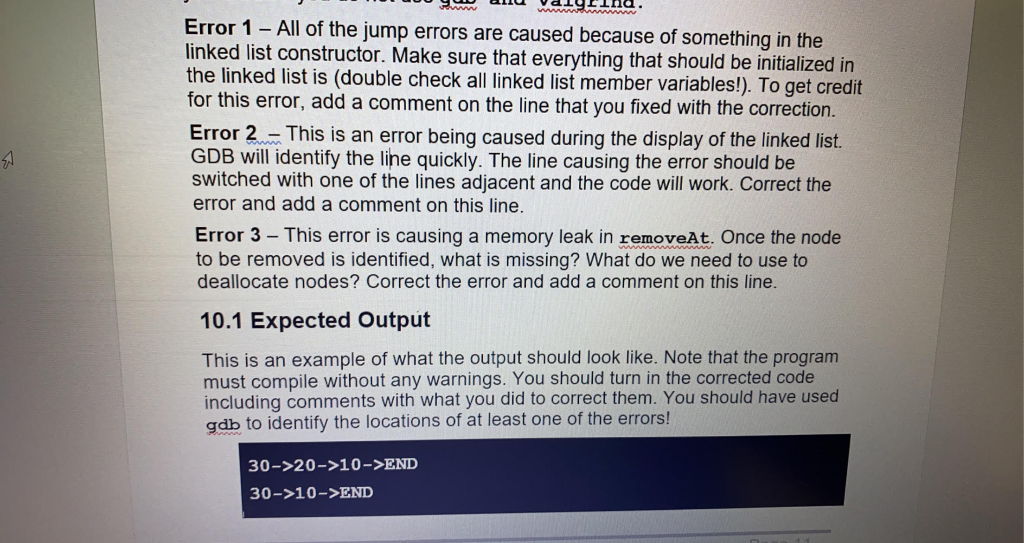 Solved i'm doing an C++ assingment involving finding errors. | Chegg.com