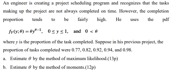 Solved An engineer is creating a project scheduling program | Chegg.com