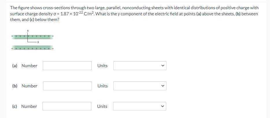 Solved The Figure Shows Cross-sections Through Two Large, | Chegg.com