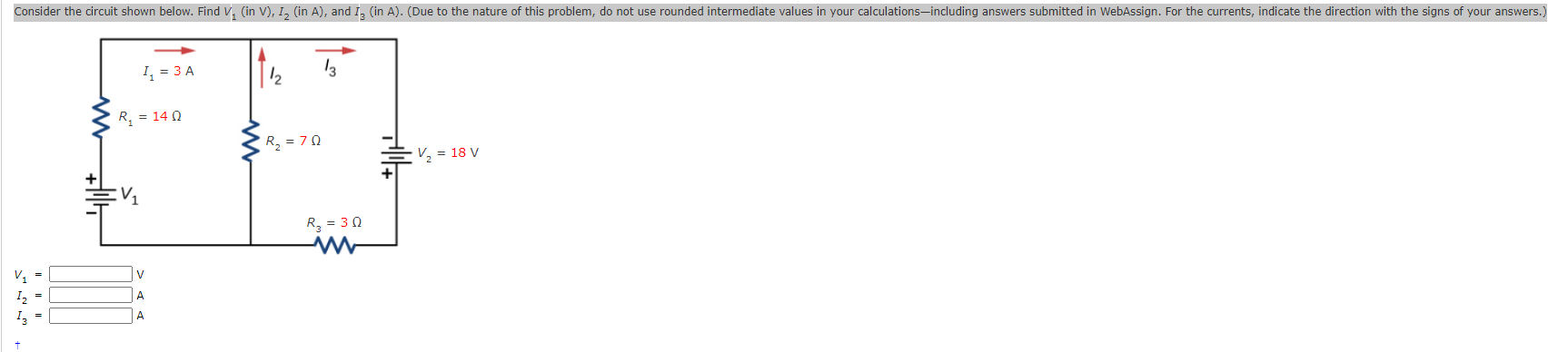 Solved Consider the circuit shown below. Find V, (in V), 12 | Chegg.com