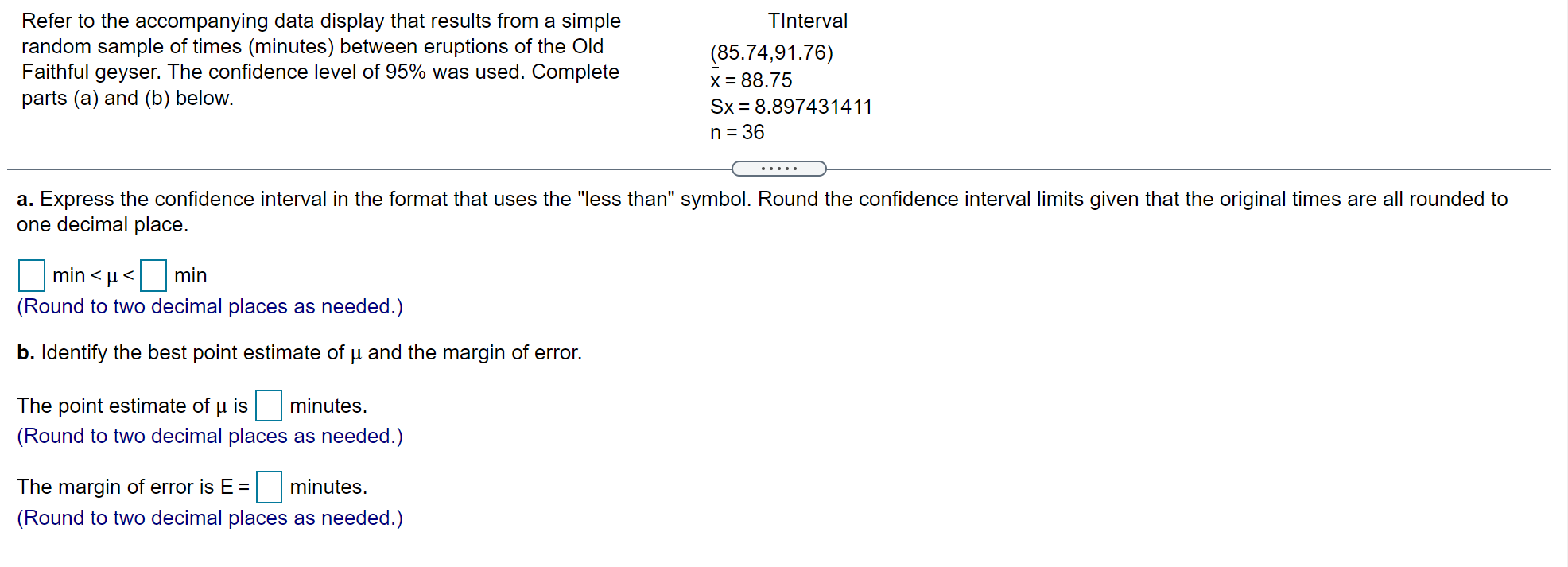 Solved Refer to the accompanying data display that results | Chegg.com