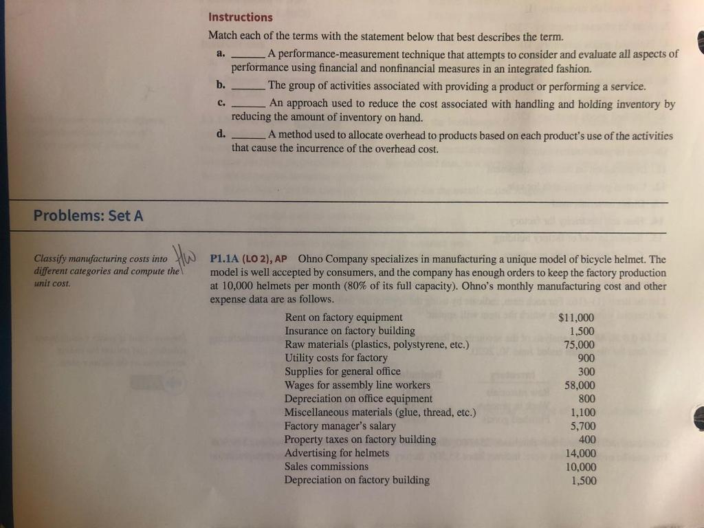 Solved Indirect materials Direct materials used Factory