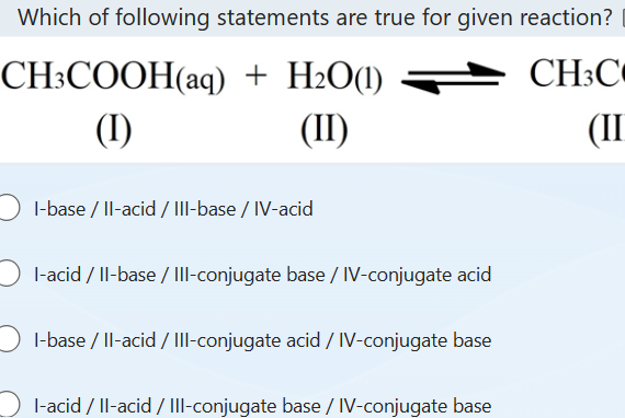 Which of following statements are true for given | Chegg.com