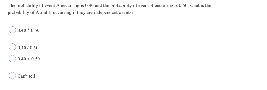 probability of event occurring at least once