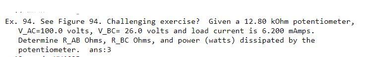 Solved D A A + R Min V_AC B R B Load с C Figure 94 |_Load | Chegg.com