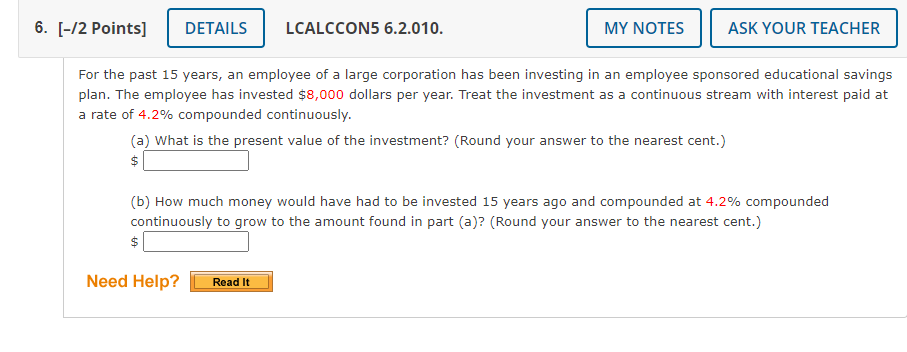 For the past 15 years, an employee of a large corporation has been investing in an employee sponsored educational savings pla