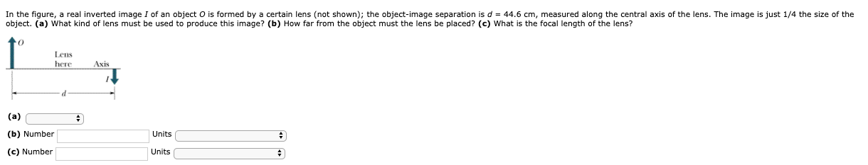 Inverted Image Math Solved In the figure, a real inverted image I of an object O | Chegg.com