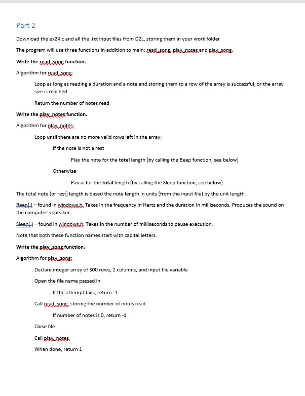 c programming final lab c: code examples and exercises... Just need the final code written in C. All | Chegg.com