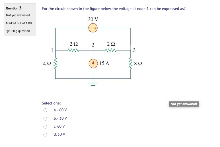 Solved For The Circuit Shown In The Figure Below, The | Chegg.com