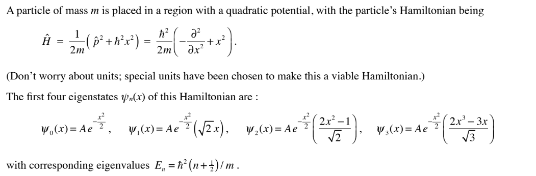 Solved A Particle Of Mass M Is Placed In A Region With A Chegg Com