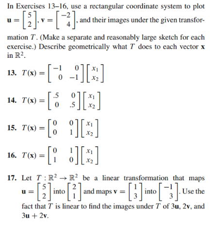 Solved In Exercises 13–16, Use A Rectangular Coordinate | Chegg.com