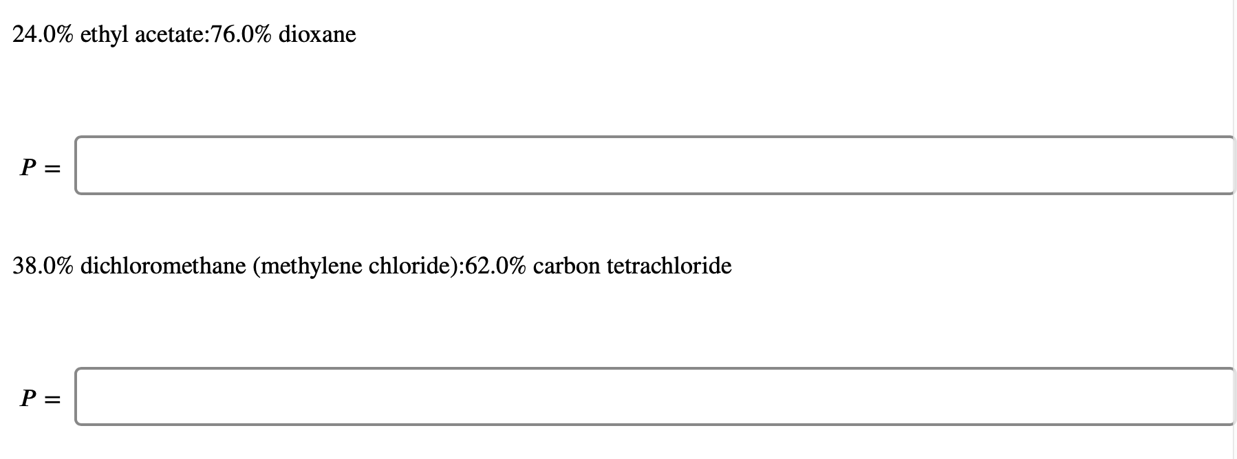 methylene chloride polarity