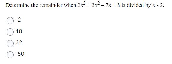 7 x 18 45 divided 3 x 2