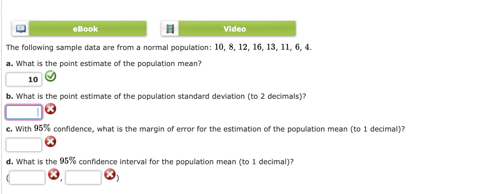 Solved The Following Sample Data Are From A Normal | Chegg.com