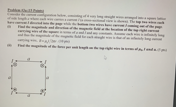 Solved Problem #3a (15 Points) Consider the current | Chegg.com