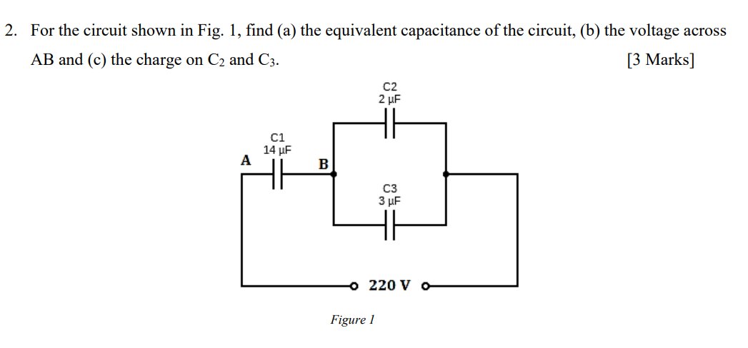 Solved 2. For the circuit shown in Fig. 1, find (a) the | Chegg.com