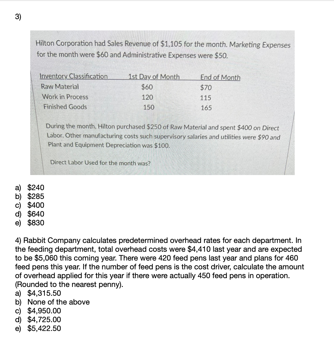 Solved 1) Which of the following statements does NOT apply