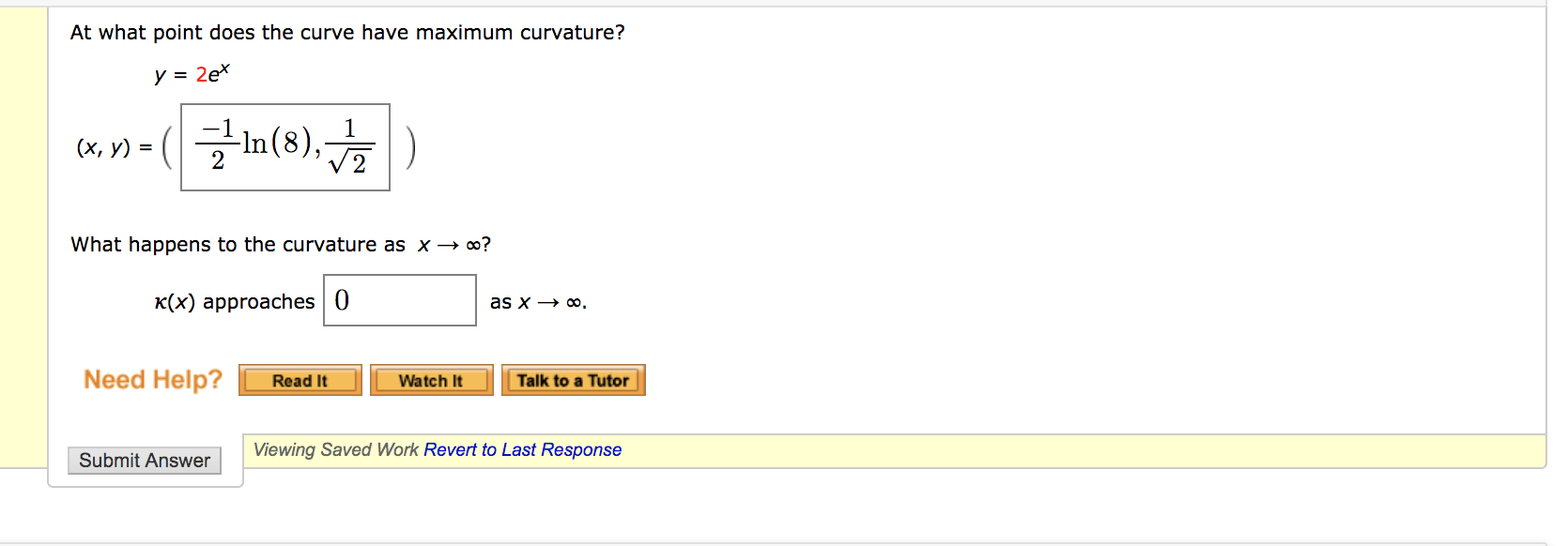 solved-at-what-point-does-the-curve-have-maximum-curvature-chegg