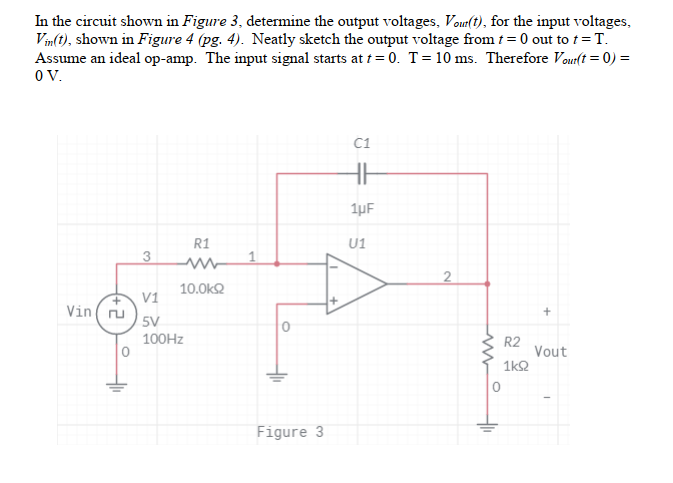 Solved In the circuit shown in Figure 3, determine the | Chegg.com