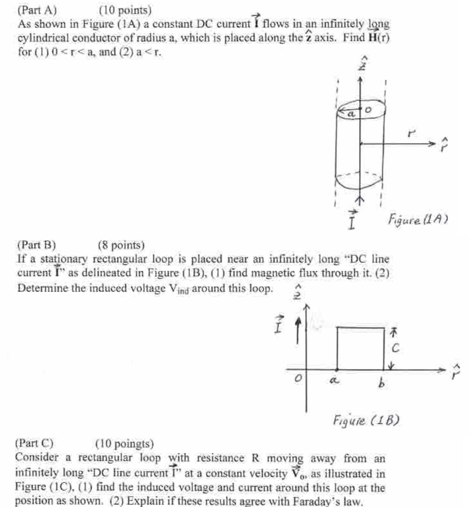 Solved (Part A) (10 points) As shown in Figure (1A) a | Chegg.com