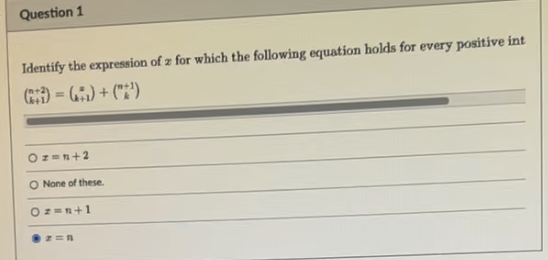 Solved Identify the expression of x for which the following | Chegg.com