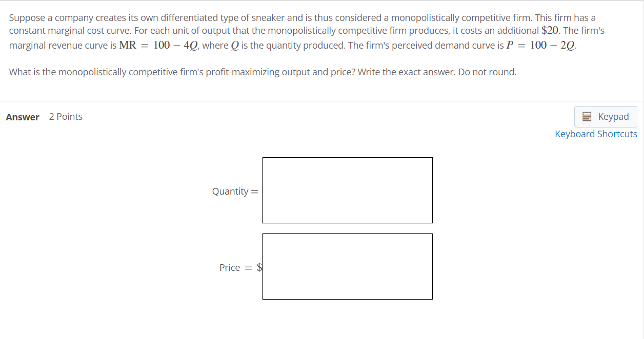 Solved Suppose A Company Creates Its Own Differentiated Type | Chegg.com