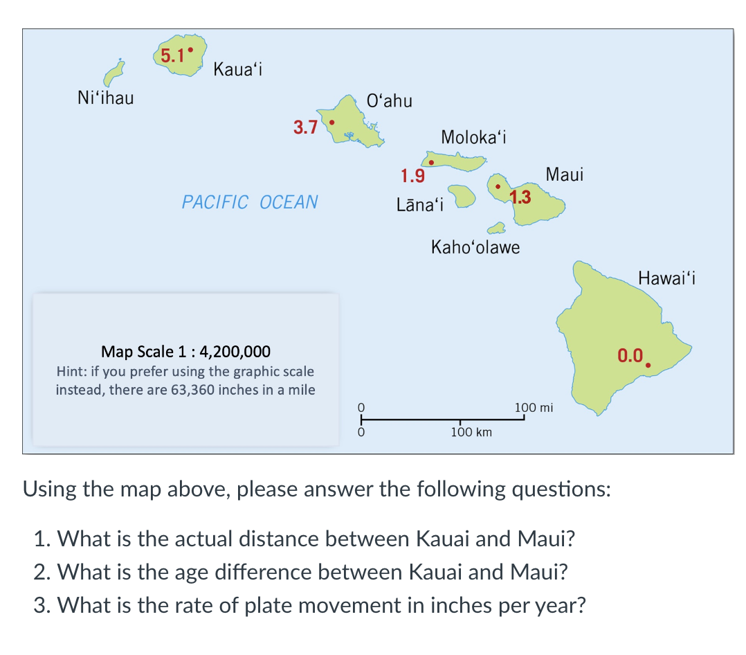 Solved Using the map above, please answer the following