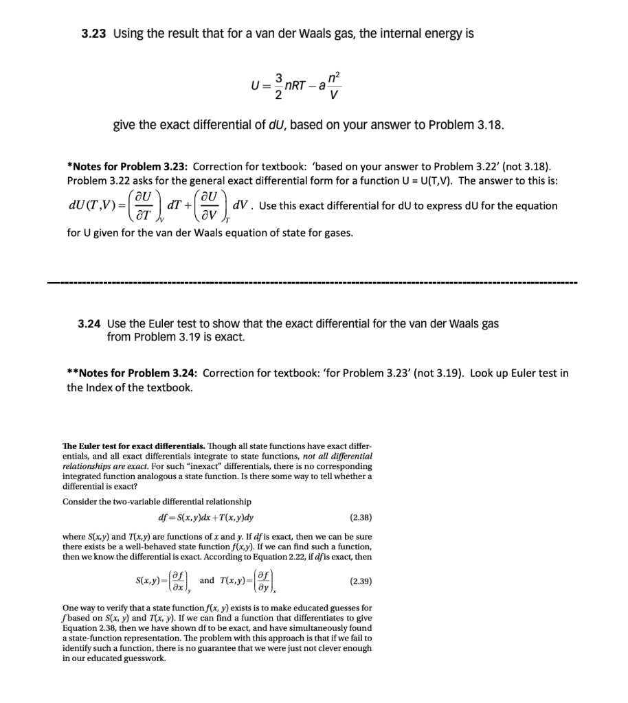 Solved I need help with this thermodynamics problem. Thanks | Chegg.com