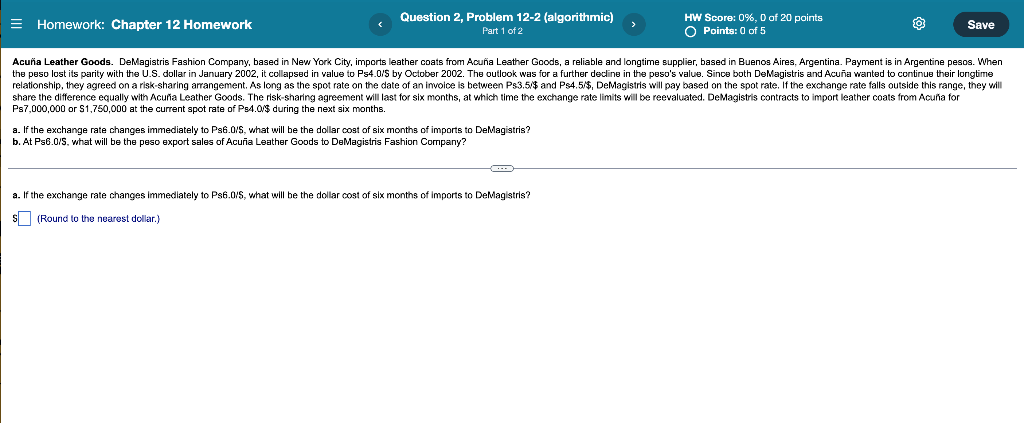 Solved = Homework: Chapter 12 Homework Question 2, Problem | Chegg.com