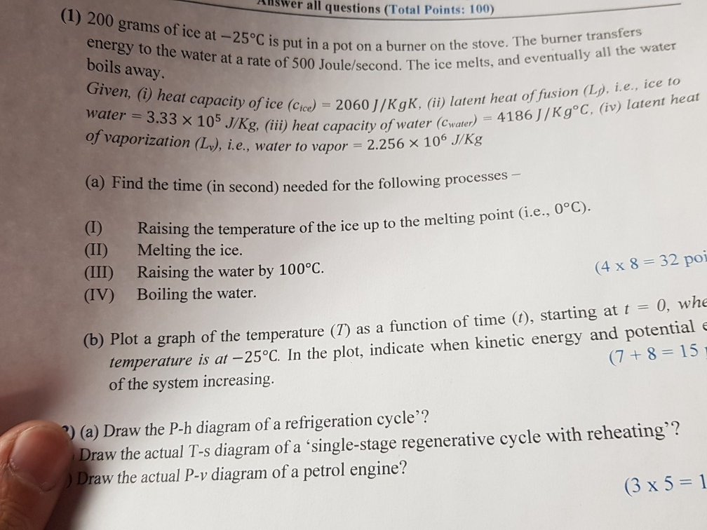 Solved Answer All Questions Total Points 100 1 0 G Chegg Com