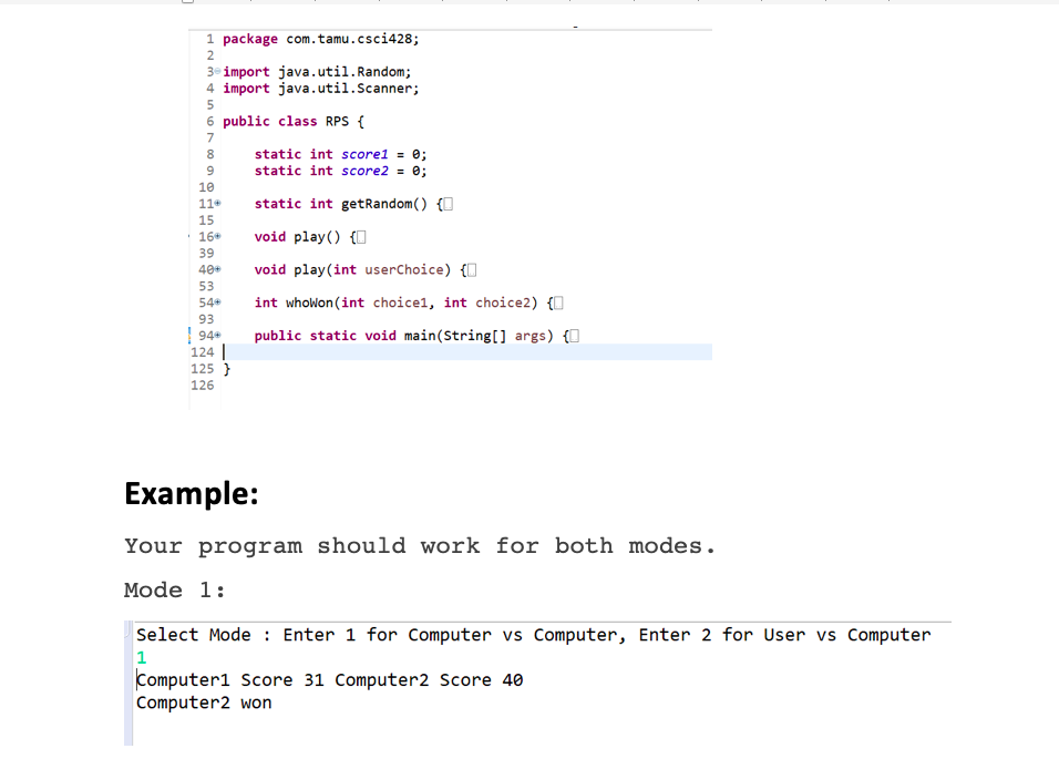 Solved Objectives • Use The Static Methods And Static | Chegg.com