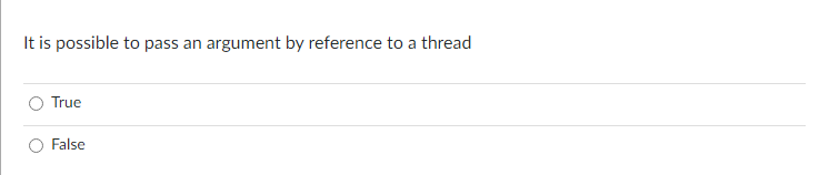 Solved It is possible to pass an argument by reference to a | Chegg.com